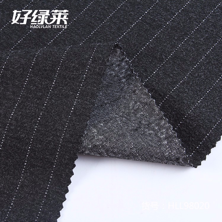 Fashion fiber-dyed  jacquard knitting fabric FS98020